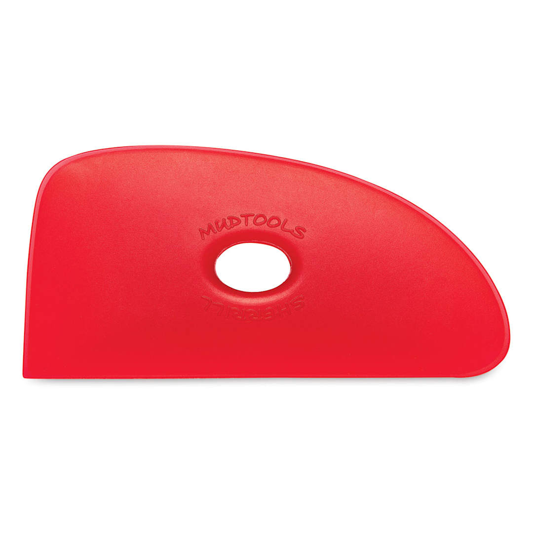 Open in modal - Mudtools Polymer Rib - Shape 4, Red/Very Soft