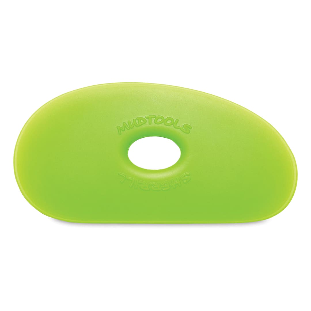 Open in modal - Mudtools Polymer Rib - Shape 5, Green/Medium
