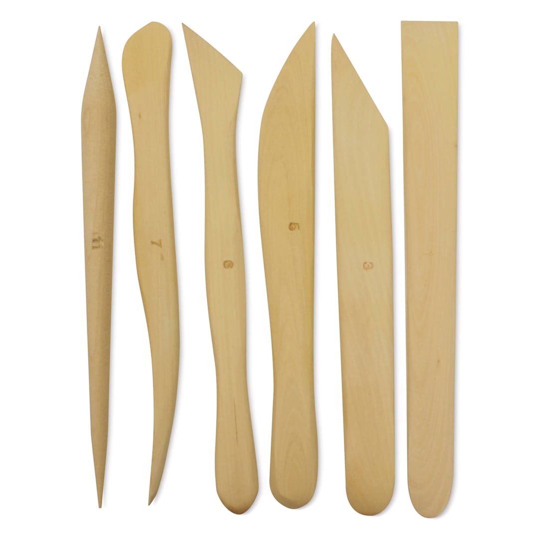 Open in modal - Art Alternatives Wood Modeling Tools - Set of 6, 6"