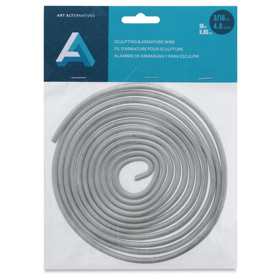 Open in modal - Art Alternatives Armature Wire - 5 gauge, 10 ft (Front of package)
