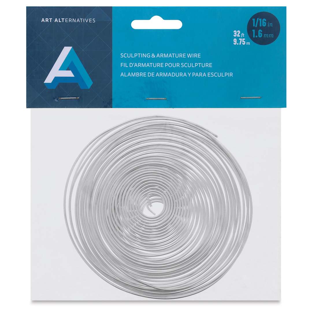 Open in modal - Art Alternatives Armature Wire - 14 gauge, 32 ft (Front of package)