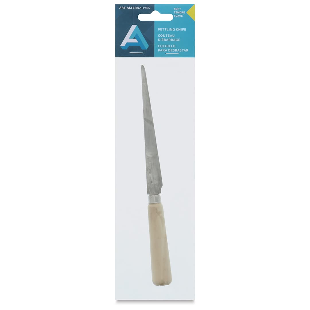 Open in modal - Art Alternatives Fettling Knife - Soft, 4-3/4" (Front of package)