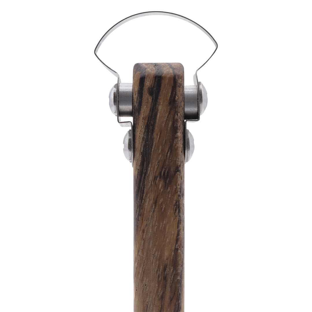 Open in modal - DiamondCore Pottery Trimming Tool - T2, Arc Tool w/ Cone Shaped Stylus - close-up of tip