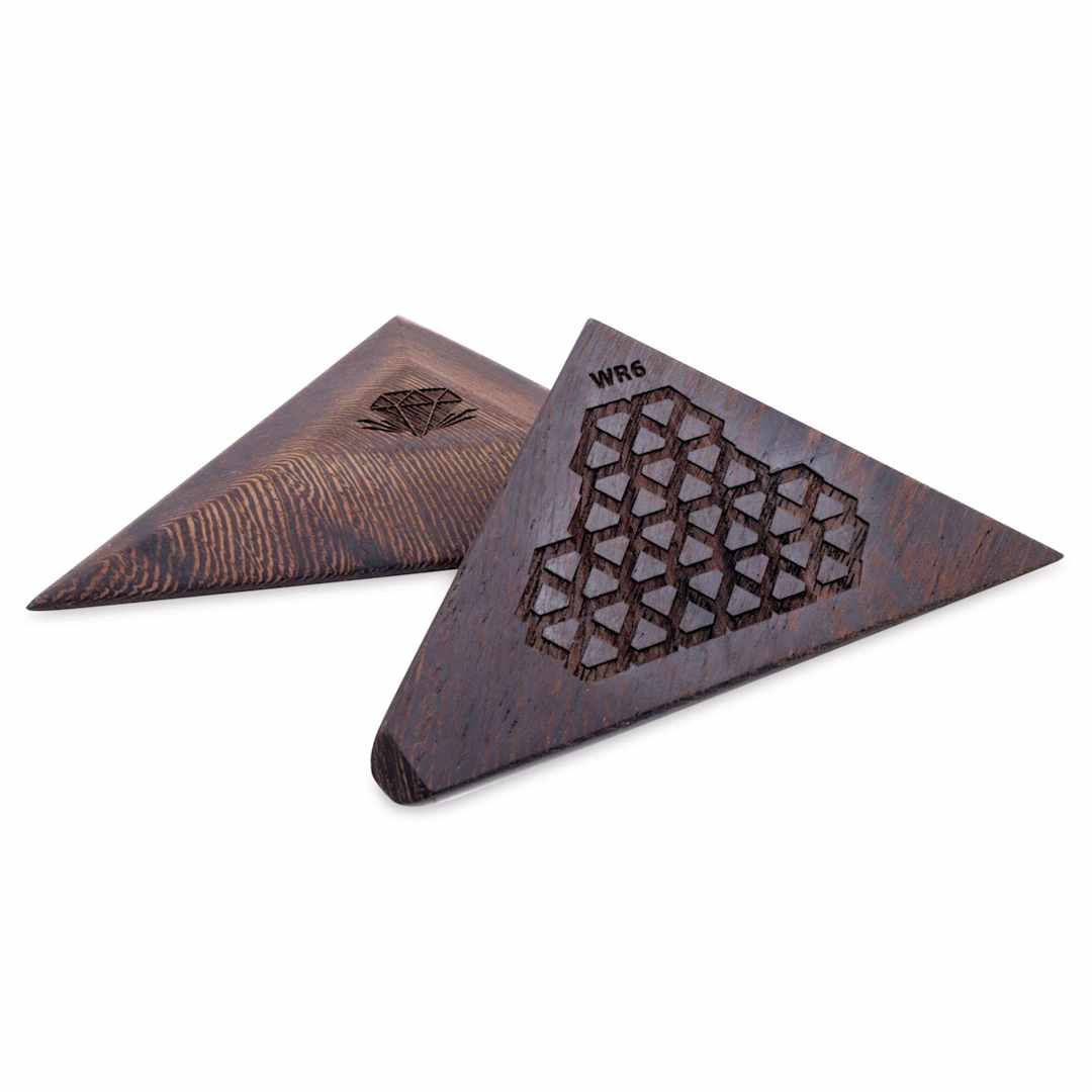 Open in modal - DiamondCore Right Angle Wedge Wood Rib top and bottom view