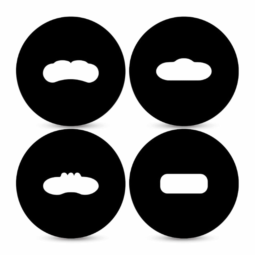 Open in modal - The Ceramic Shop Extruder Die Set - Set of 4, Handle Die Set 2