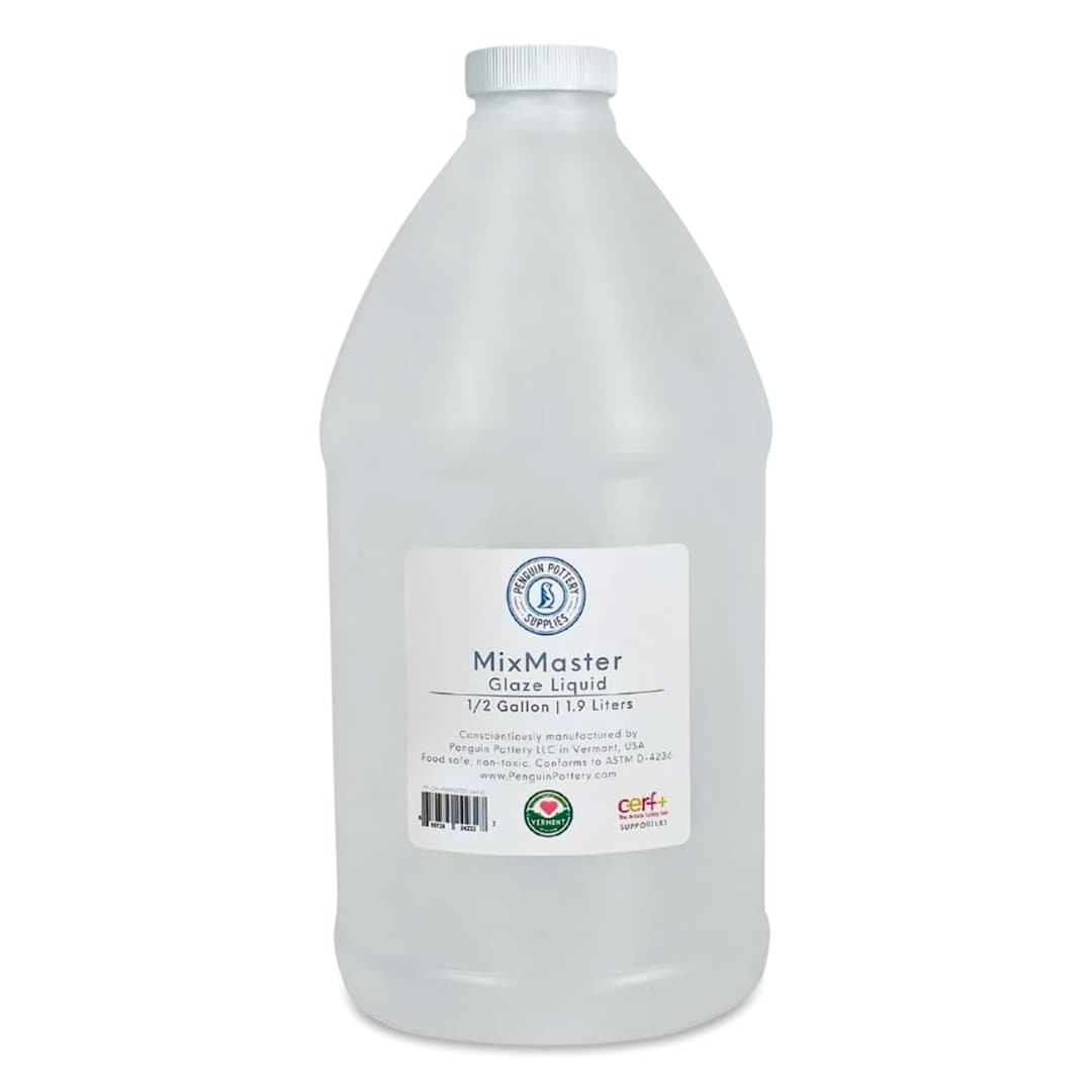 Open in modal - Penguin Pottery MixMaster Glaze Liquid - 1/2 Gallon Jug