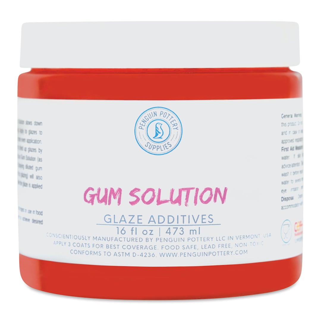 Open in modal - Penguin Pottery Gum Solution - 16 oz Jar