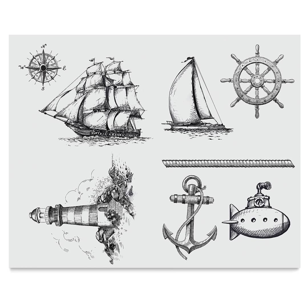 Open in modal - Mayco Designer Silkscreens - Nautical