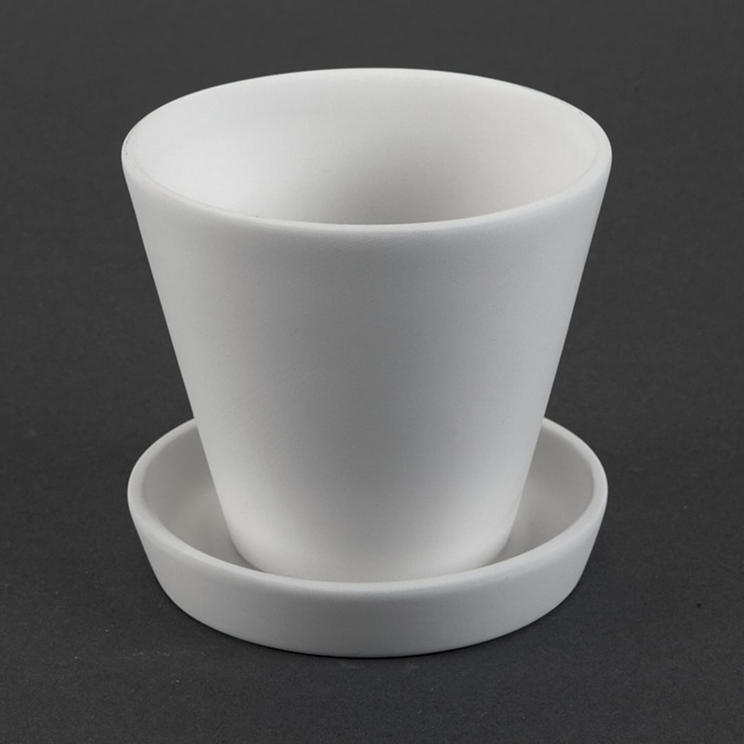 Open in modal - Duncan Oh Four Bisque Planters