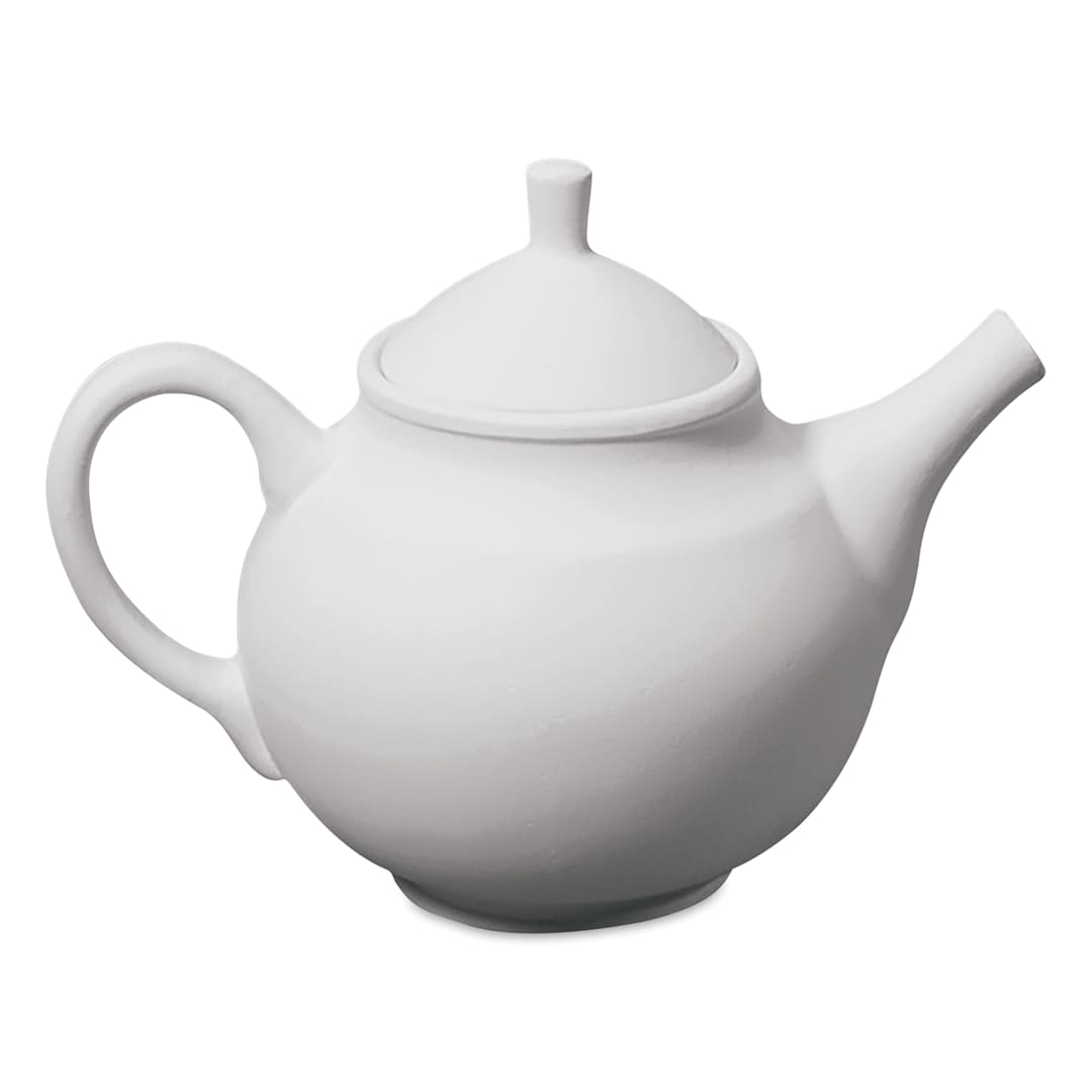 Open in modal - Mayco Stoneware Bisque Teapot