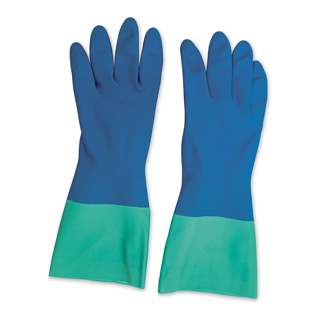 Open in modal - Nitrile Rubber Gloves - 1 Pair, Medium - topside