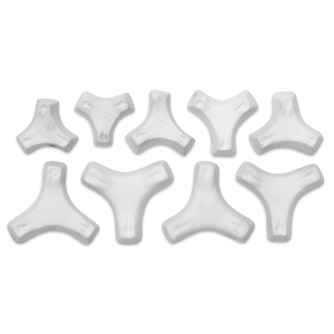 Open in modal - The Ceramic Shop Kiln Stilt A & B Series Variety - Set of 9