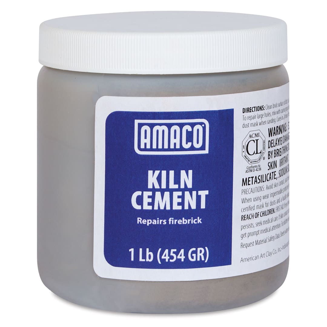 Open in modal - Amaco Kiln Cement - 1 lb Moist