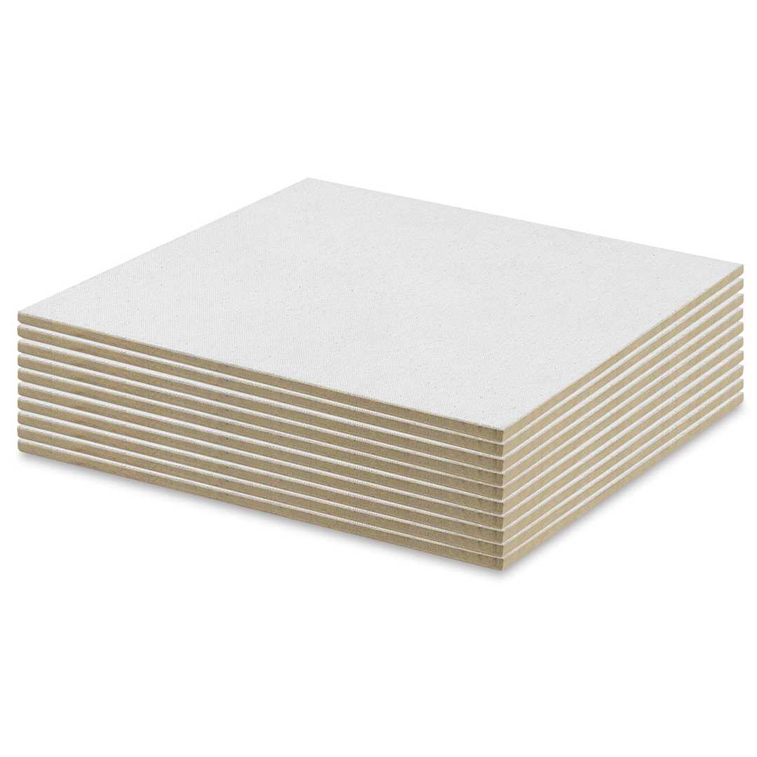Open in modal - Amaco Canvas-Covered Board - Package of 10 Boards, 10" x 10" each
