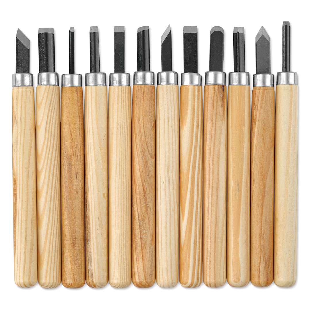 Open in modal - Richeson Student Wood Chisels - Set of 12