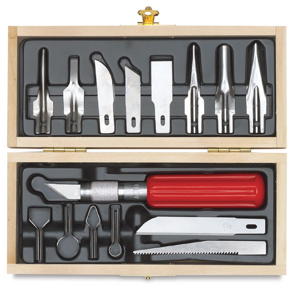 Open in modal - X-Acto Deluxe Wood Carving Set