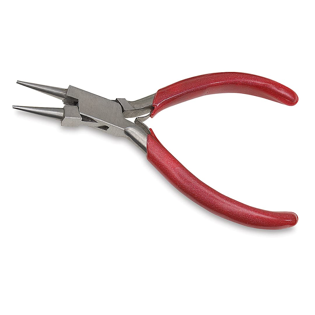 Open in modal - Hawk Stainless Steel Jewelry Pliers - 5'', Round Nose