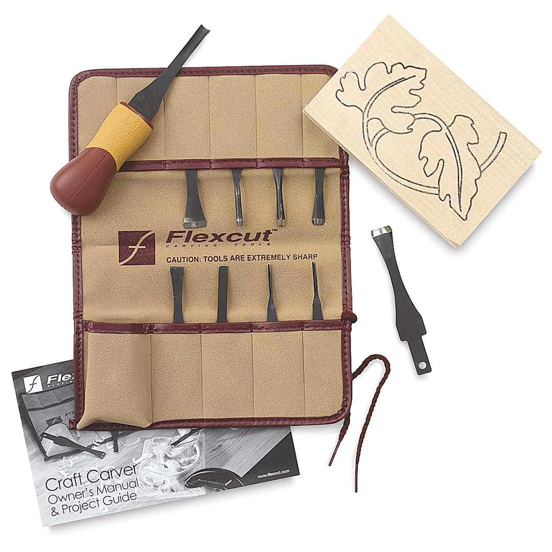 Open in modal - Flexcut Craft Kit - Set of 11