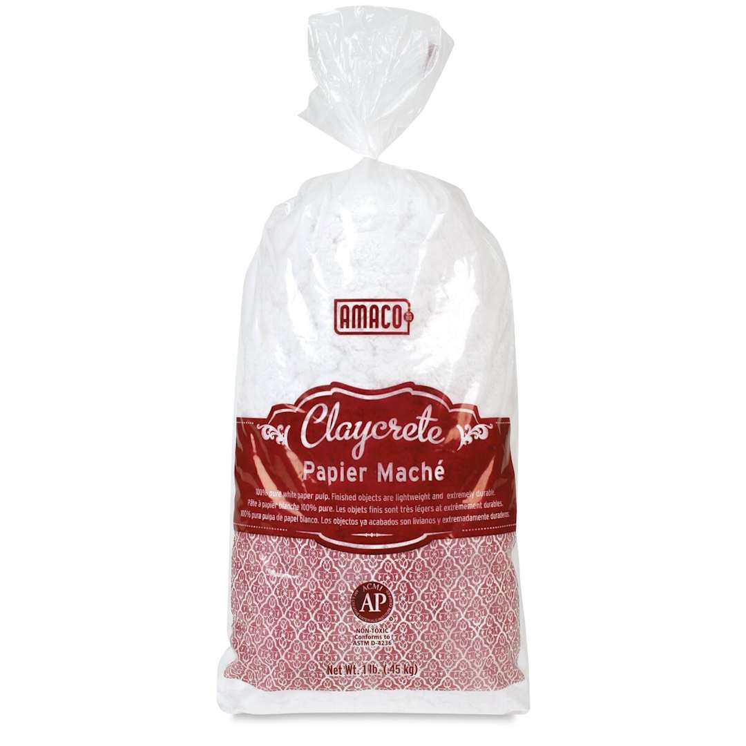 Open in modal - Amaco Claycrete Instant Papier Mache - 1 lb