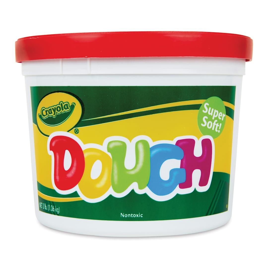 Open in modal - Crayola Dough - 3 lb, Red, front of the tub