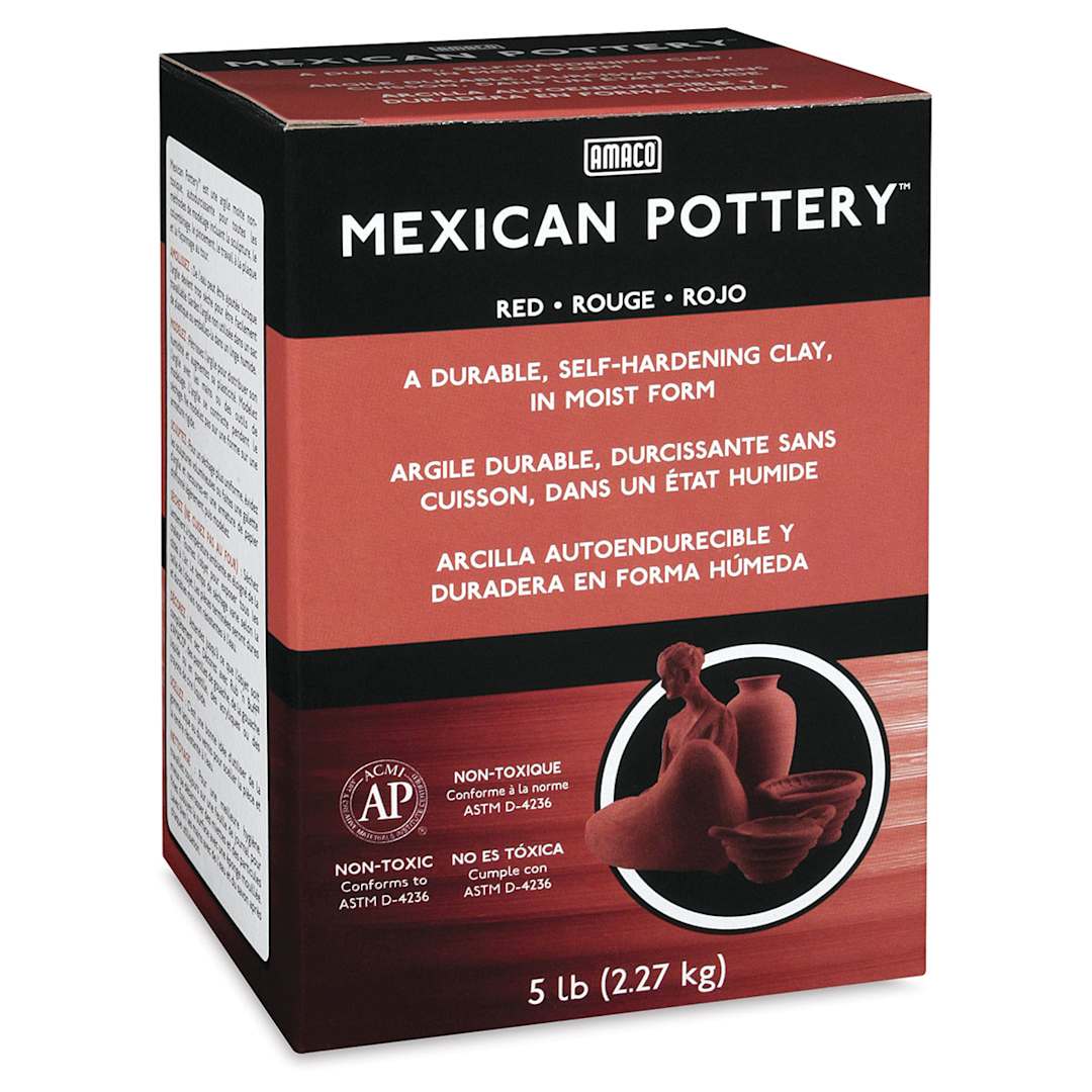 Open in modal - Amaco Mexican Pottery Clay - 5 lb - front of packaging