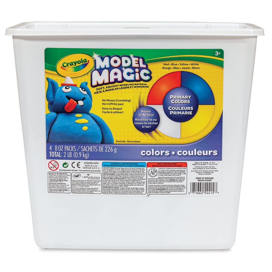 Open in modal - Crayola Model Magic - Assorted Colors, 2 lb Bucket - front of packaging