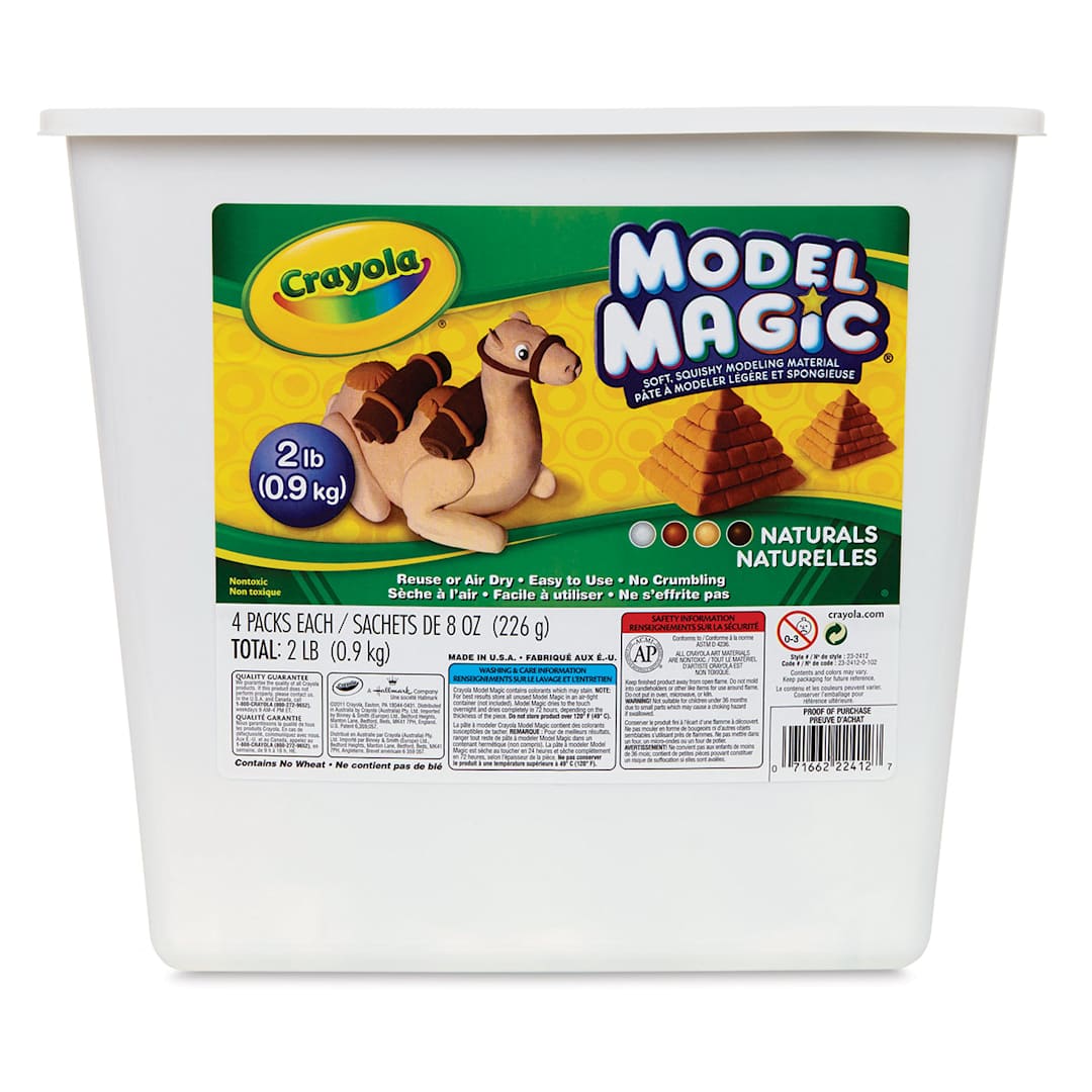 Open in modal - Crayola Model Magic - Assorted Naturals, 2 lb Bucket