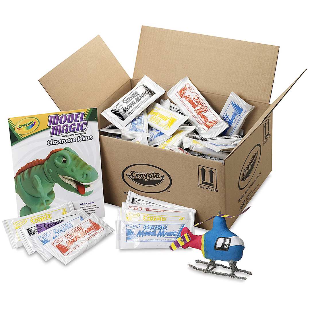 Open in modal - Crayola Model Magic - Class Pack, Primary Colors, 1 oz, Pkg of 75