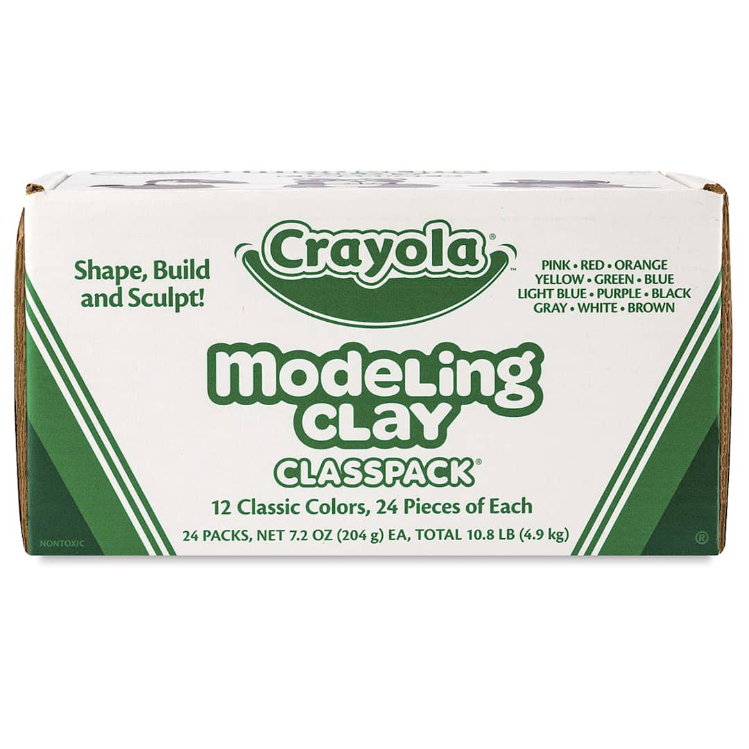 Open in modal - Modeling Clay Classpack, Set of 24-Assorted Colors Outside of Package