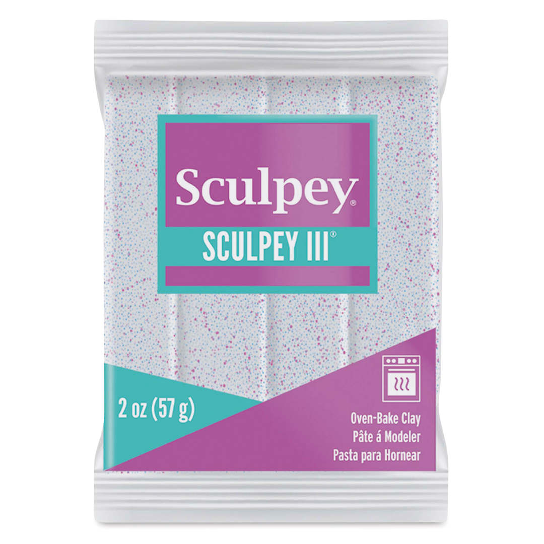 Open in modal - Sculpey III - White Glitter, 2 oz