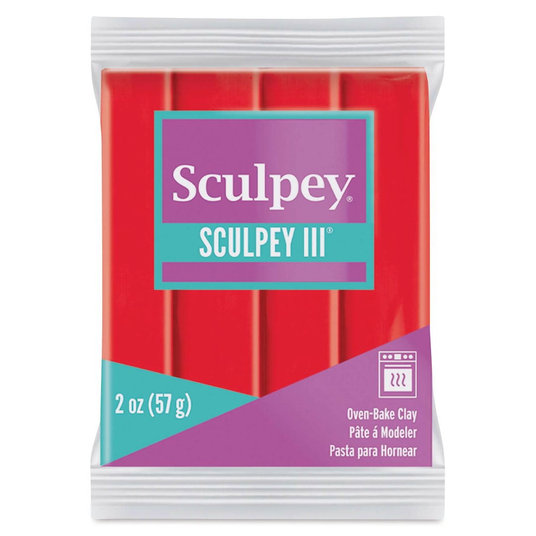 Open in modal - Sculpey III - 2 oz, Red Hot Red