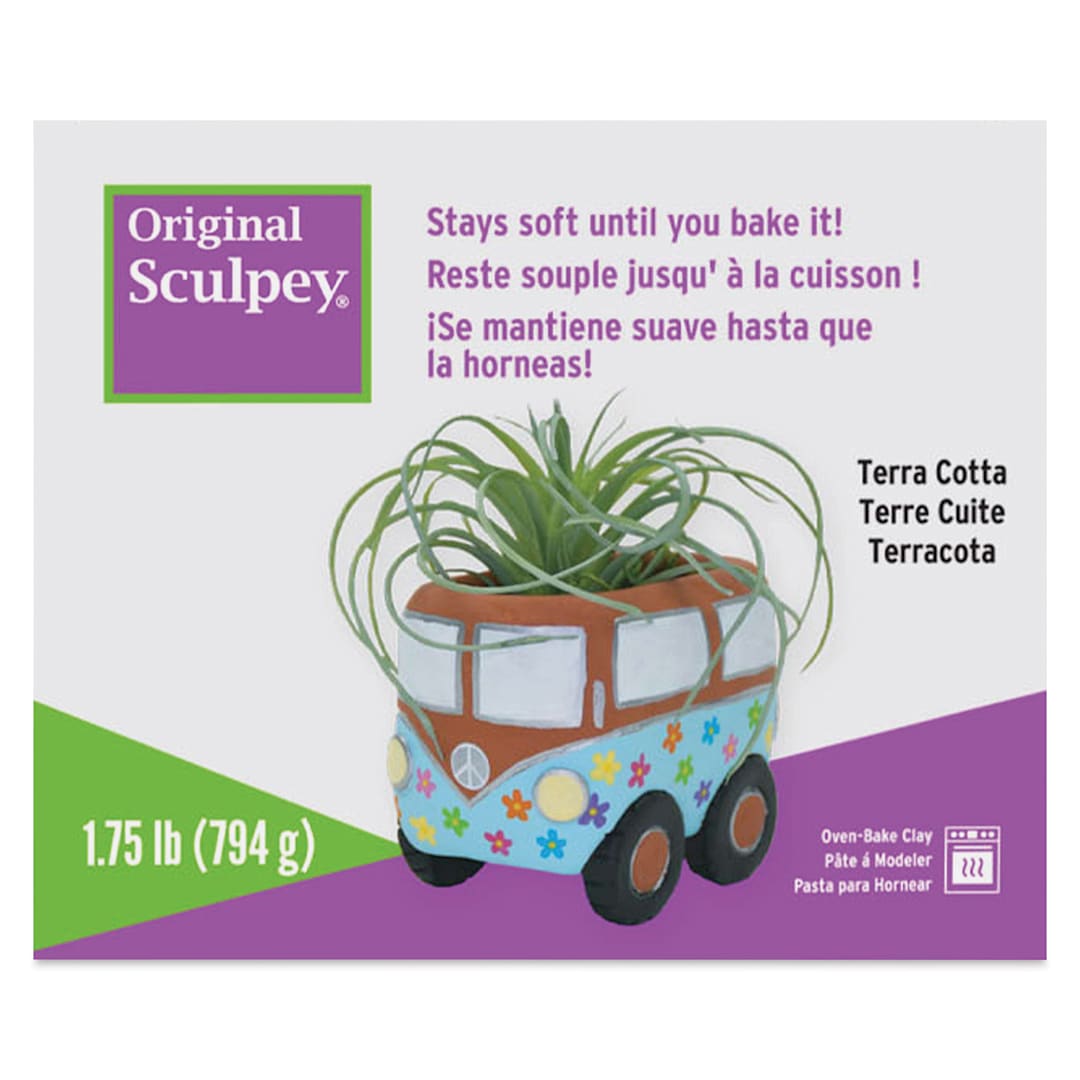 Open in modal - Original Sculpey - Package, 1.75 lb, Terra Cotta