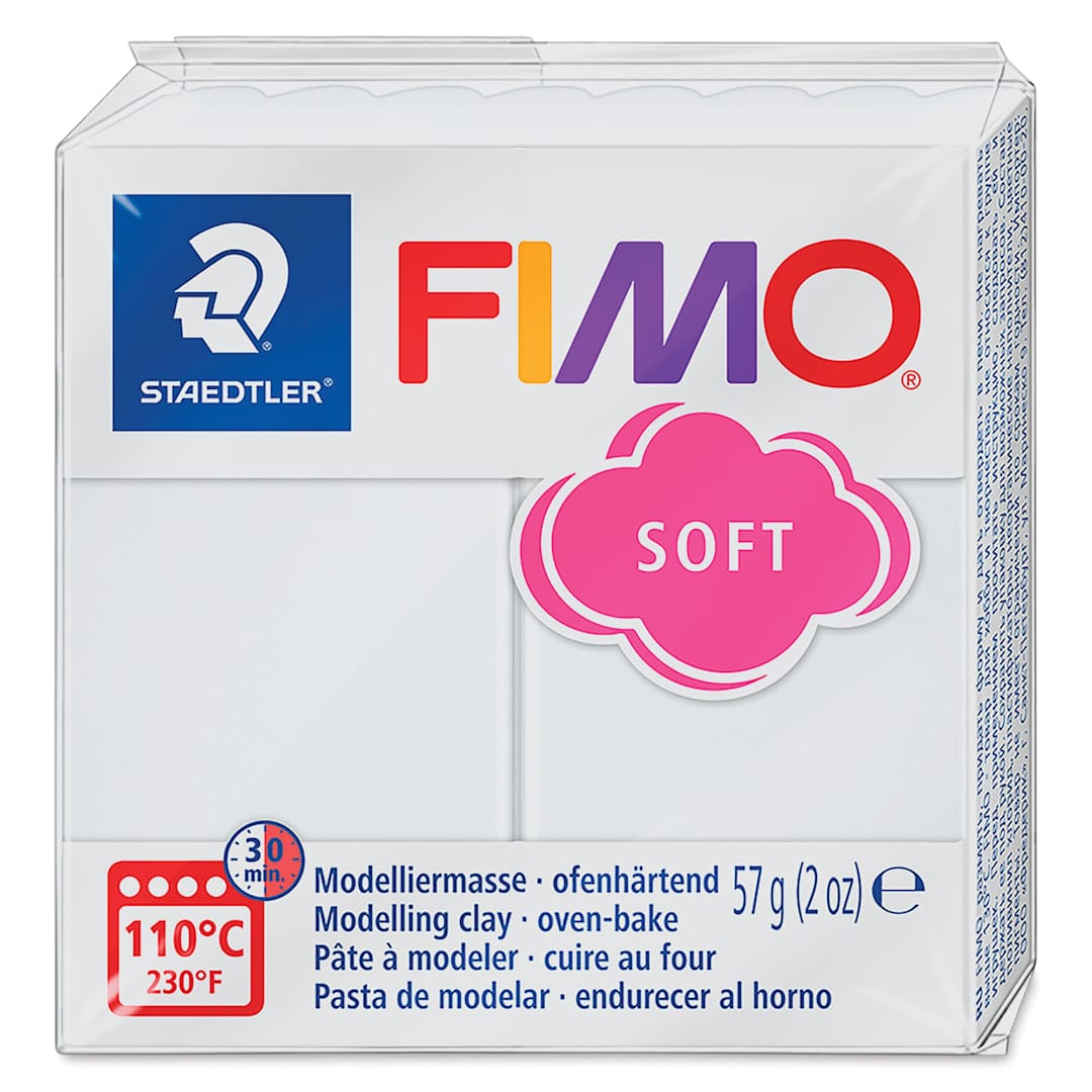 Open in modal - Staedtler Fimo Soft Polymer Clay - 2 oz, White, packaging