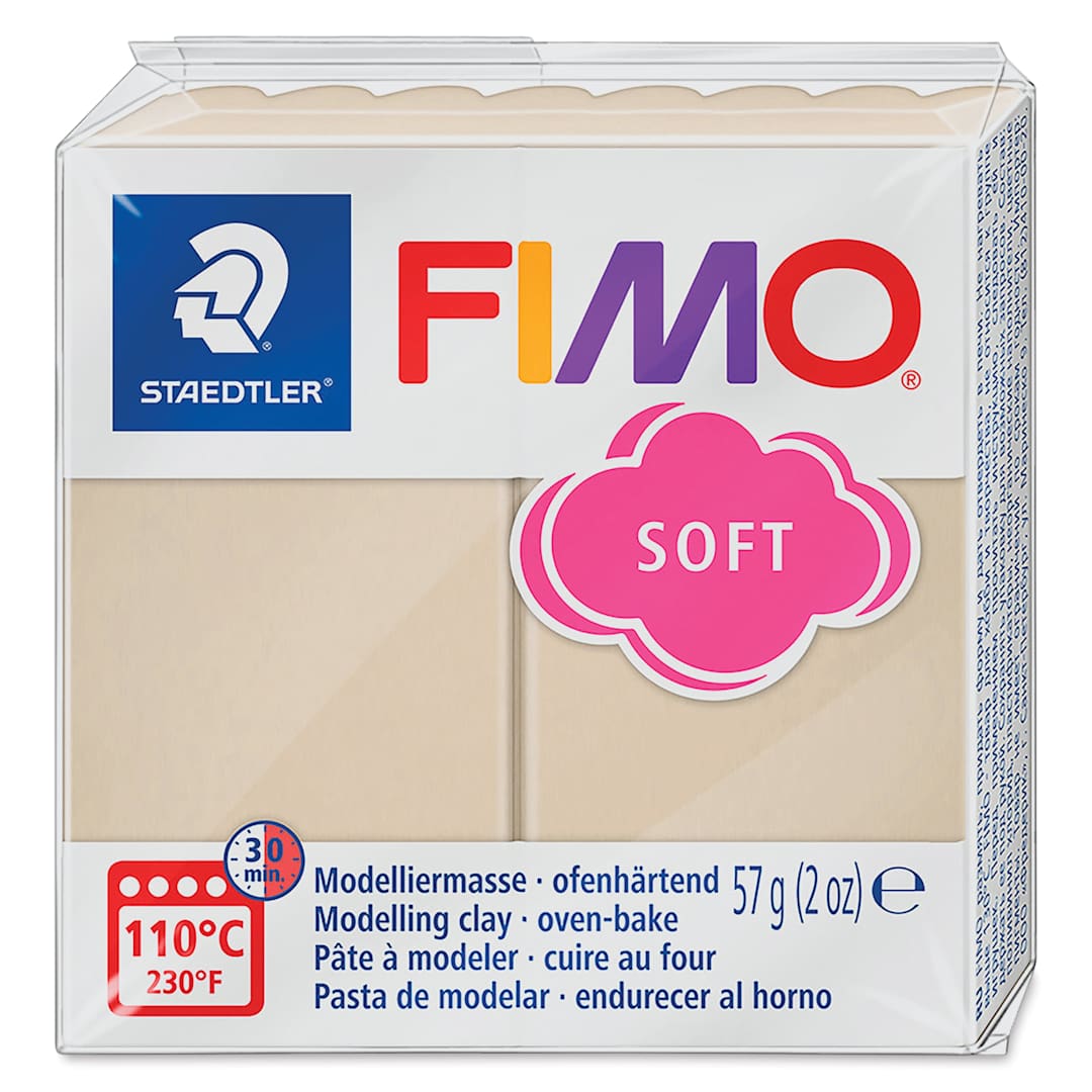Open in modal - Staedtler Fimo Soft Polymer Clay - 2 oz, Sahara, packaging