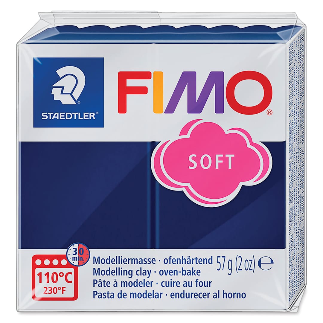 Open in modal - Staedtler Fimo Soft Polymer Clay - 2 oz, Windsor Blue, packaging