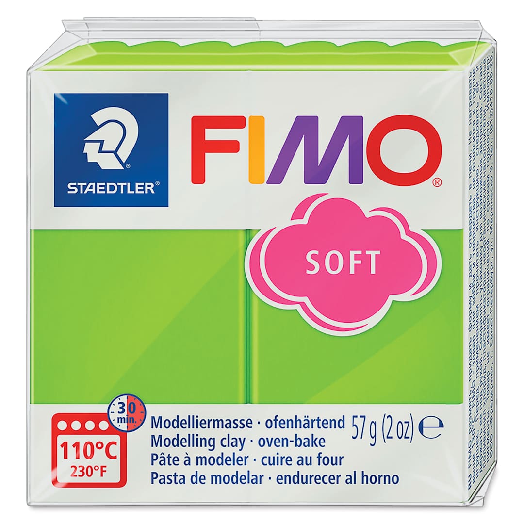 Open in modal - Staedtler Fimo Soft Polymer Clay - 2 oz, Apple Green, packaging