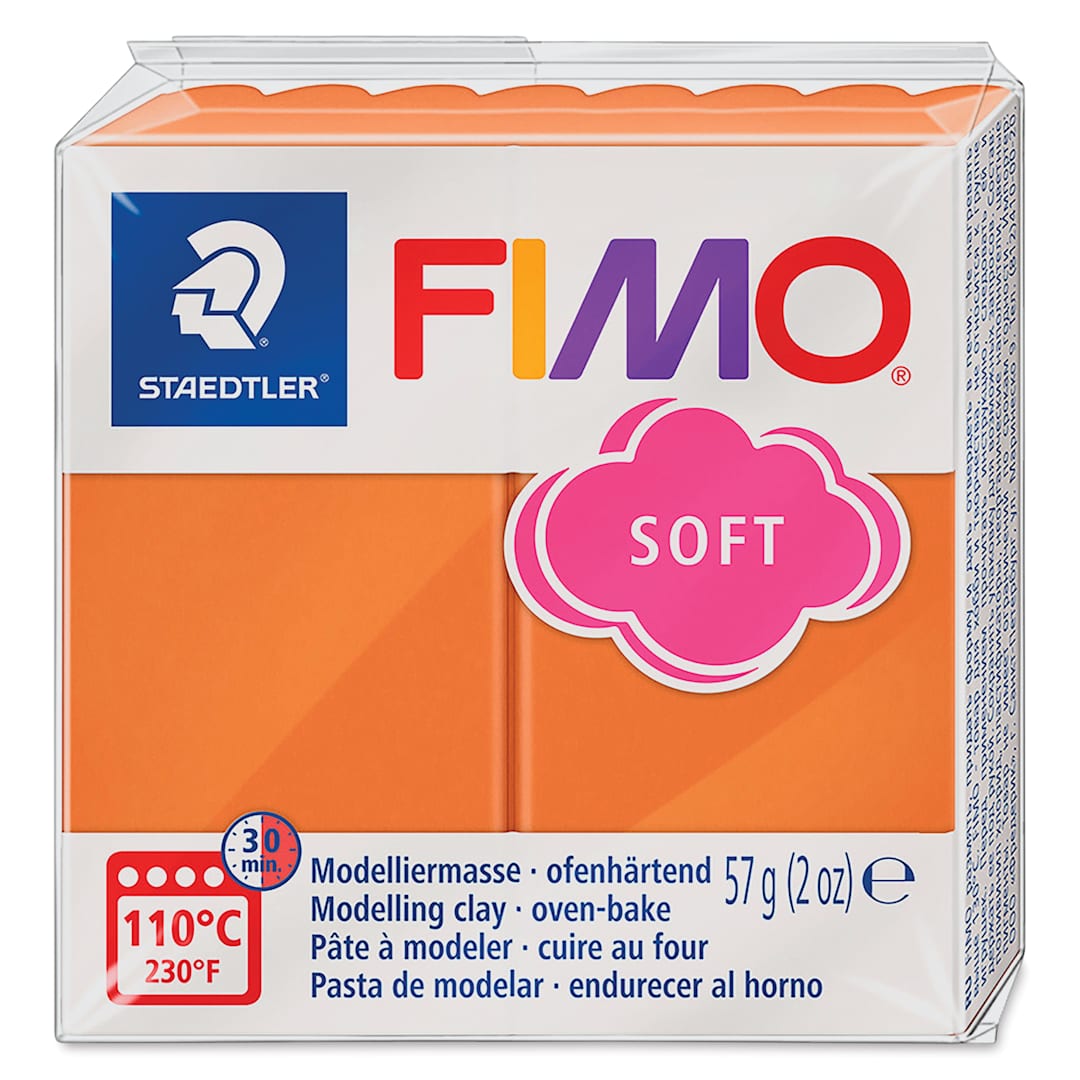Open in modal - Staedtler Fimo Soft Polymer Clay - 2 oz, Cognac, packaging
