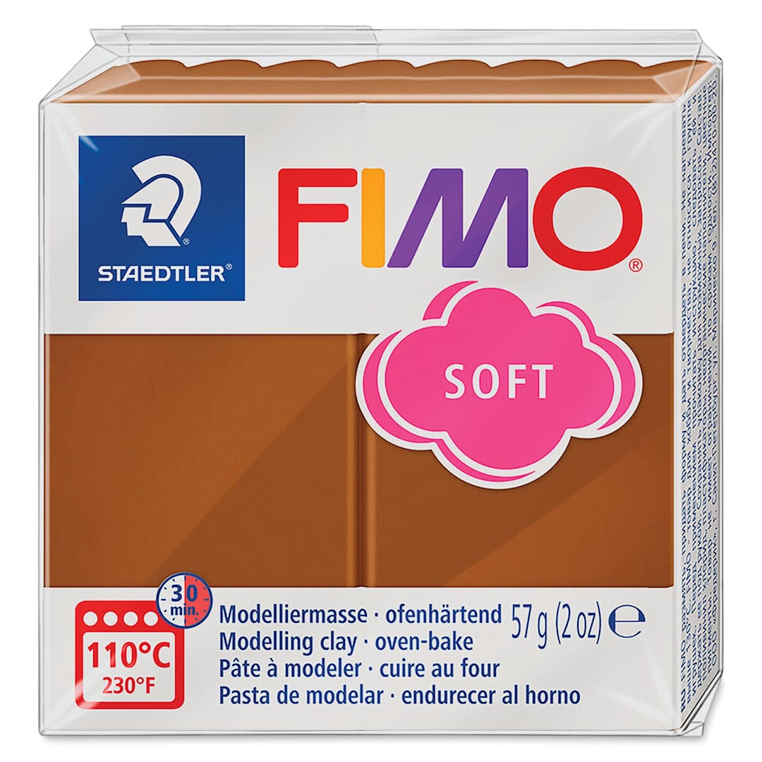 Open in modal - Staedtler Fimo Soft Polymer Clay - 2 oz, Caramel, packaging