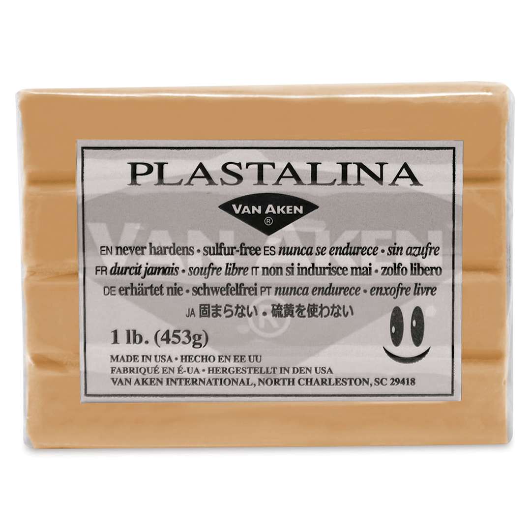 Open in modal - Van Aken Plastalina Modeling Clay - 1 lb, Golden Ochre