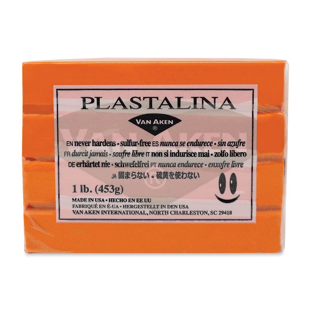 Open in modal - Van Aken Plastalina Modeling Clay - 1 lb, Orange