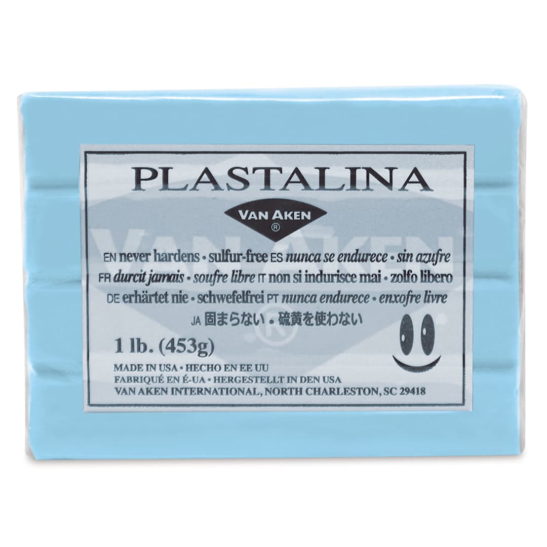 Open in modal - Van Aken Plastalina Modeling Clay - 1 lb, Pastel Blue