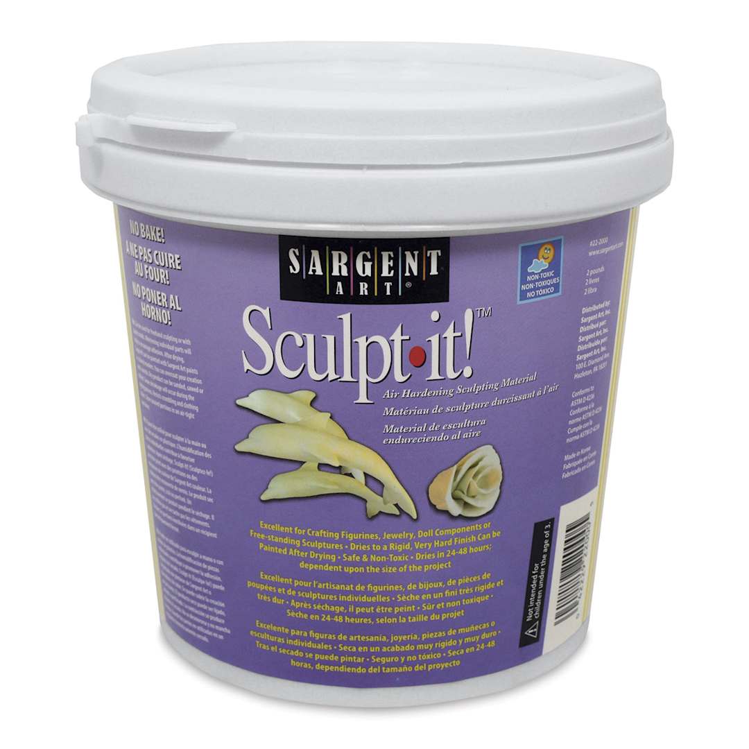 Open in modal - Sargent Art Sculpt-It Air-Hardening Clay