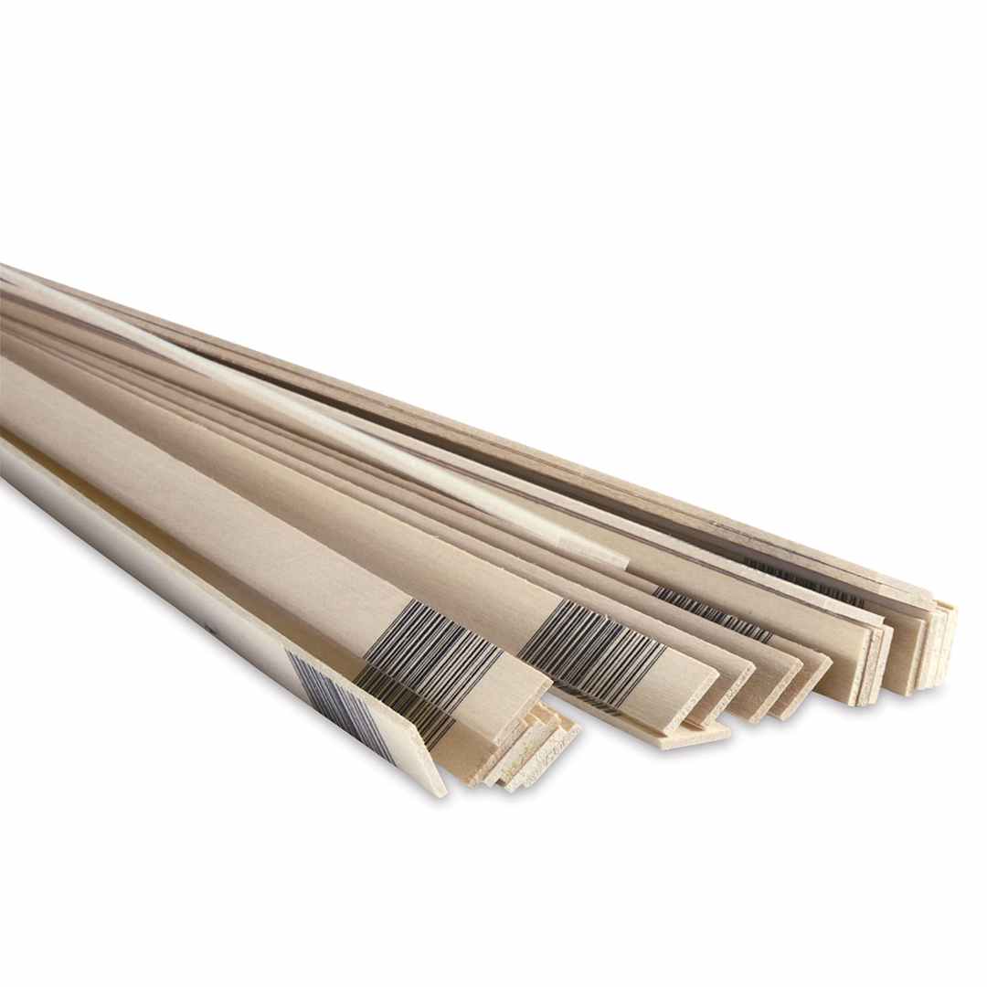 Open in modal - Midwest Products Basswood Strips - 24 Pieces, 1/16" x 1/2" x 24"