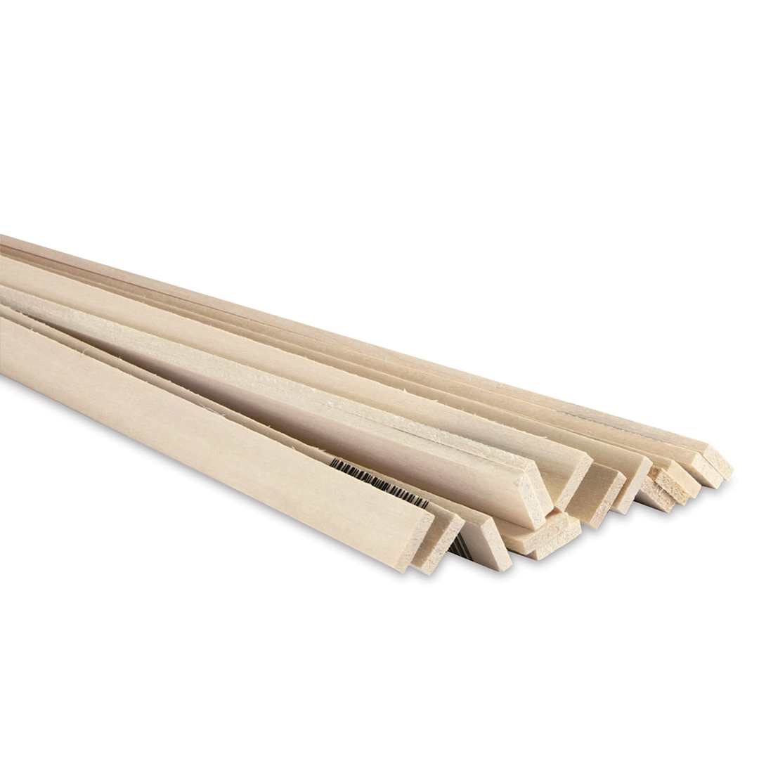 Open in modal - Midwest Products Basswood Strips - 15 Pieces, 1/8" x 1/2" x24"