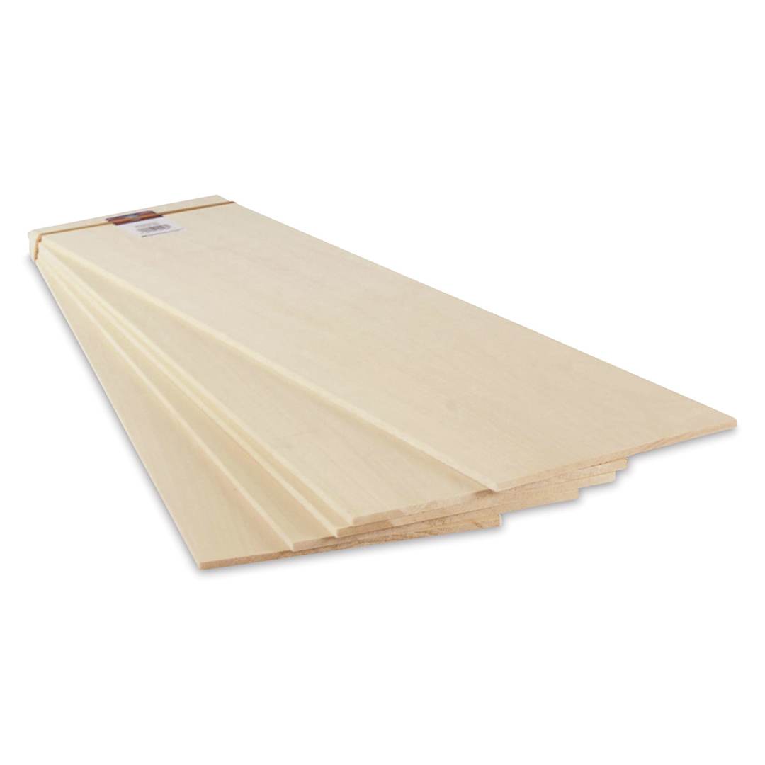 Open in modal - Midwest Products Genuine Basswood Sheets - 3/16" x 6" x 24", 5 Pieces