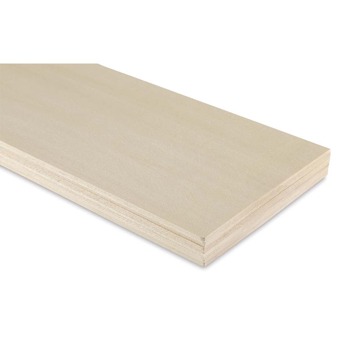 Open in modal - Midwest Products Genuine Basswood Sheet - 10 Sheets, 3/32" x 6" x 36"
