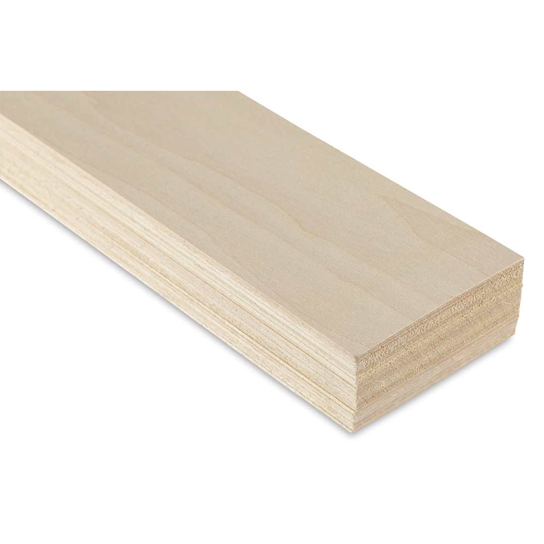 Open in modal - Midwest Products Genuine Basswood Sheet - 20 Sheets, 1/16" x 3" x 36"