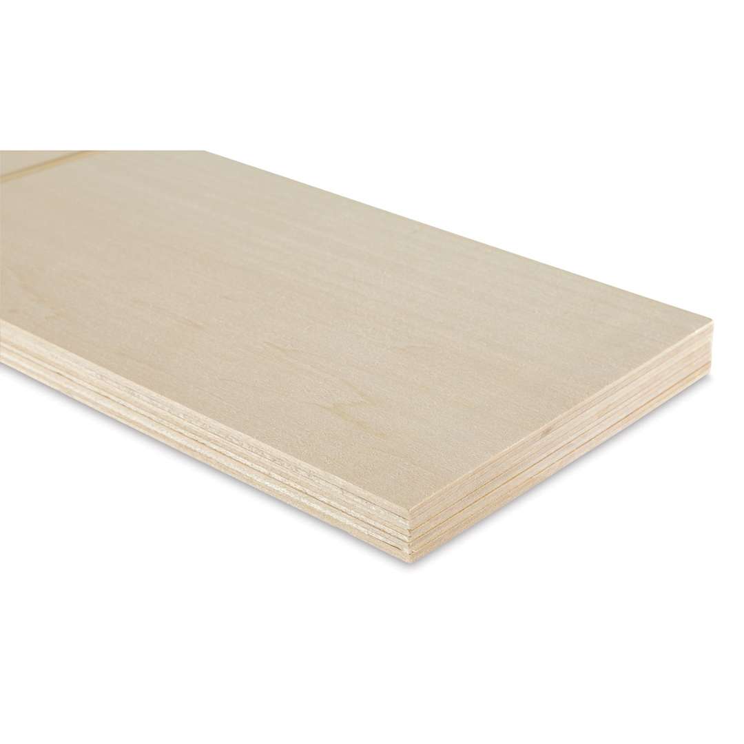 Open in modal - Midwest Products Genuine Basswood Sheet - 10 Sheets, 1/16" x 6" x 36" - end of boards