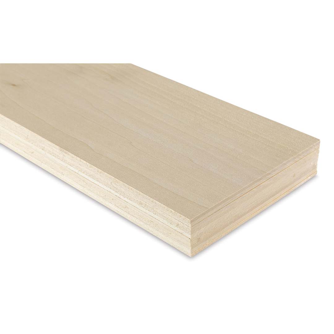 Open in modal - Midwest Products Genuine Basswood Sheet - 10 Sheets, 1/8" x 6" x 36" - end of boards