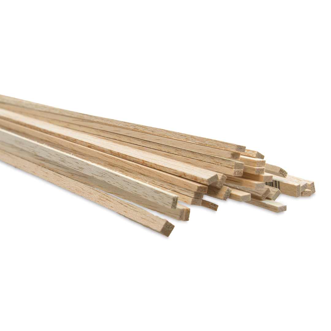 Open in modal - Midwest Products Balsa Wood Strips - 30 Pieces, 1/8" x 1/4" x 36" (out of packaging)